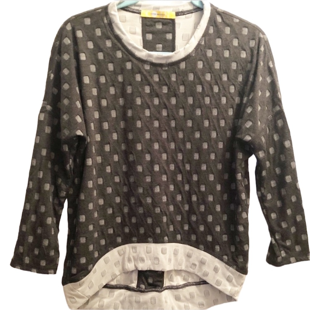 NWOT Cotton Innovation Gray Top